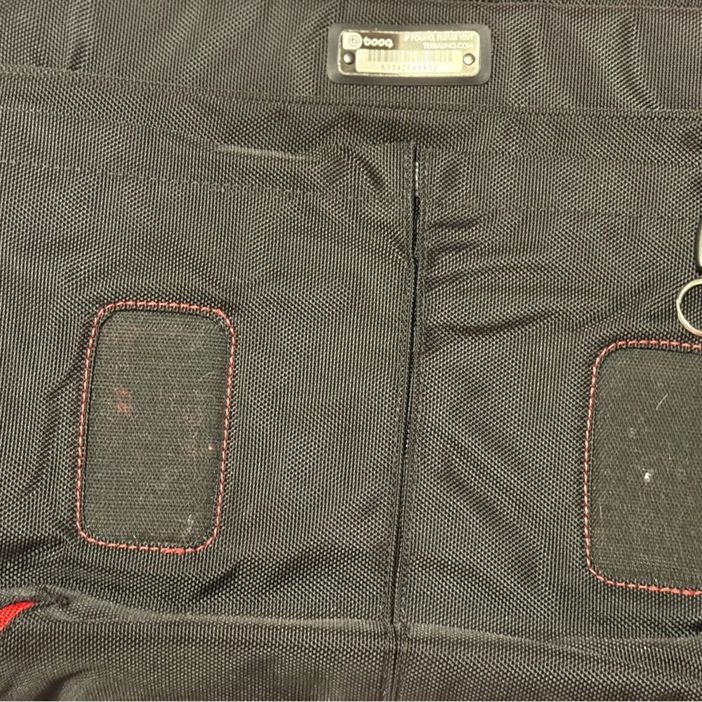 BOOQ Black and Red Laptop and Messenger Bag - Picture 5 of 8